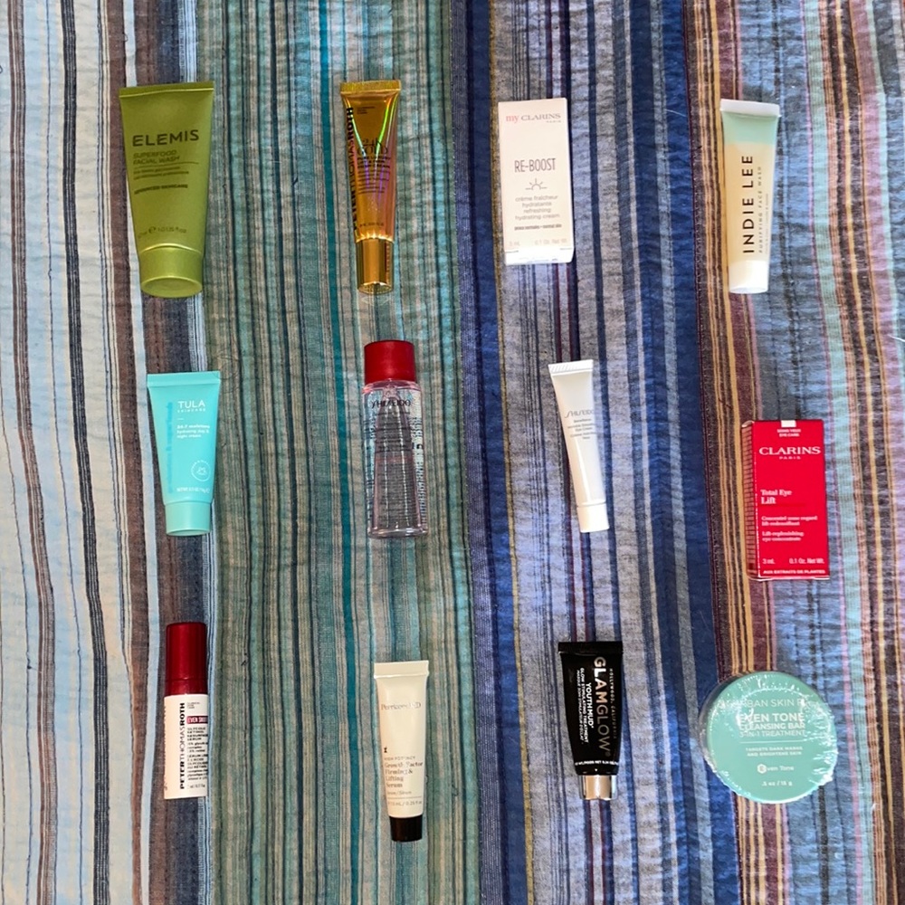 12 New skin care samples